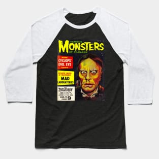 Famous Monsters of Filmland - Zacherley Baseball T-Shirt